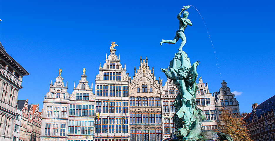 Antwerpen teamuitjes grote markt